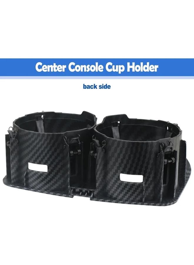 Carbon Fiber Center Console Cup Holder Insert for Mercedes Benz W205 W213 W253 W257 W447 C E GLC Class - Image 5
